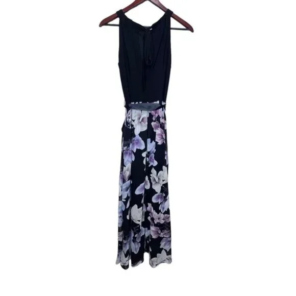 SLNY Maxi Floral Dress Size 6 - Picture 5 of 11
